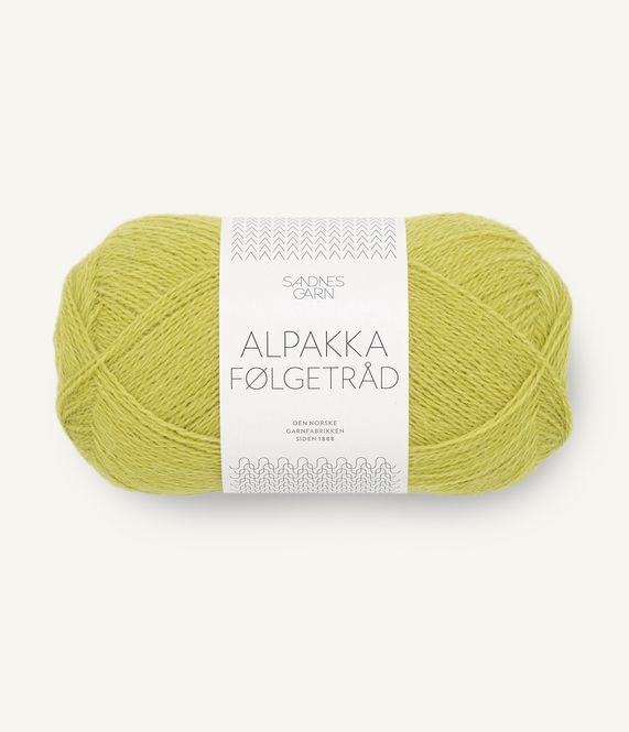 Hovedbilde UT Alpakka Følgetråd 9825 Sunny Lime